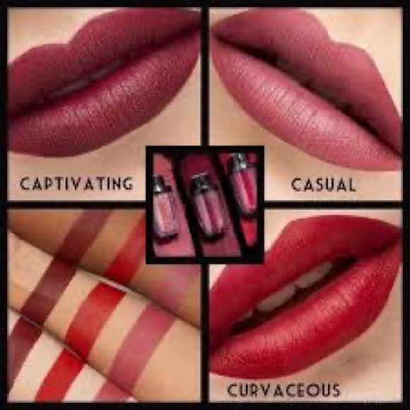 Younique Moodstruck Crush Lip Powder Set - 3 Colors - Picture 2 of 3